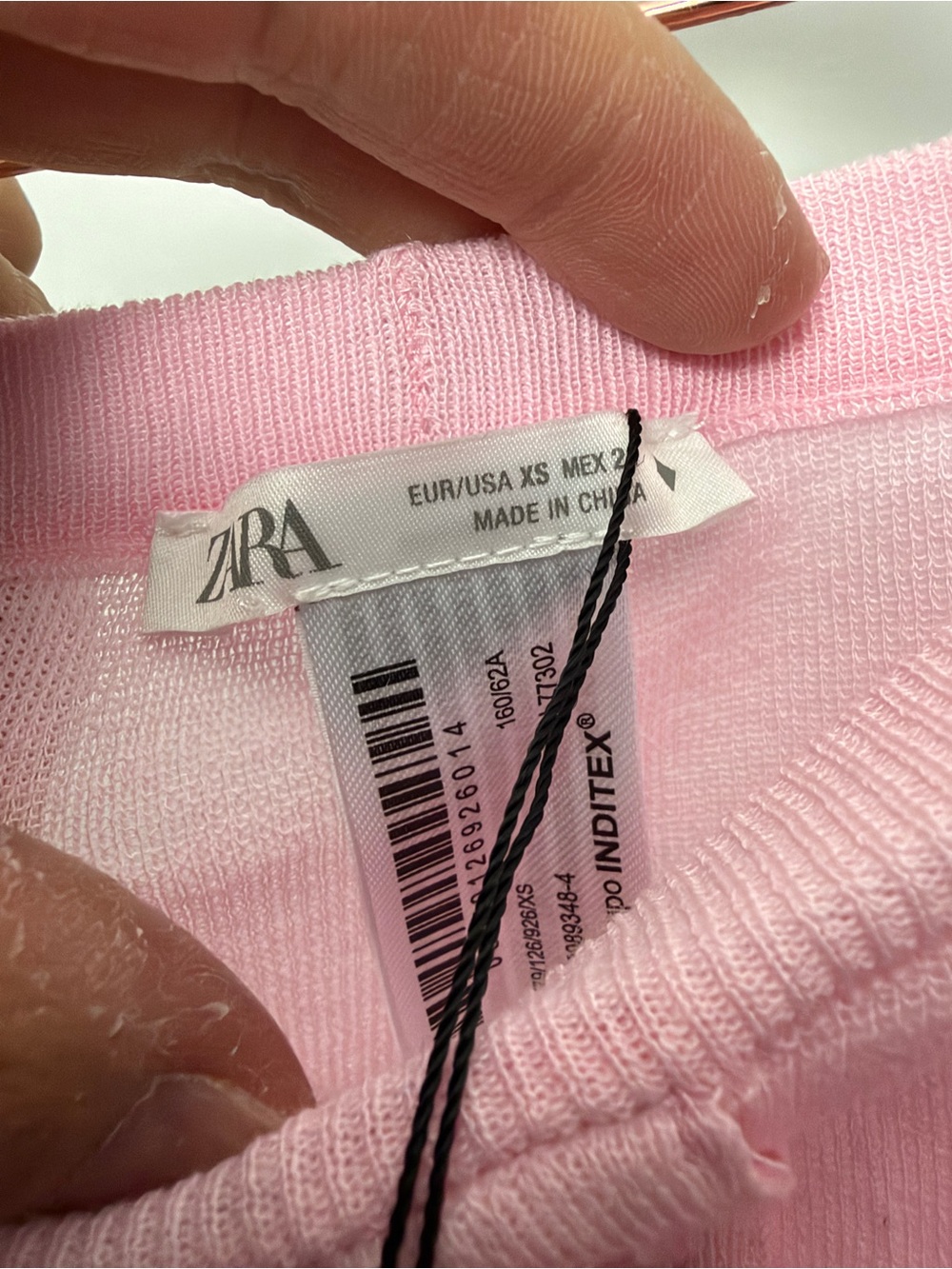 Zara Light Pink Women's Pajama Bottoms capris bottoms size XS NWT - Picture 4 of 5